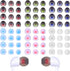 Hpmjz 36 Pairs Ear Bud Rubber Tips Silicone Earbud Replacement Tips Ear Tip