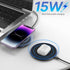 Wireless Charger, 15W Max Fast Charging Pad Compatible with iPhone 15/14/13/12/11 Pro Max, Samsung Galaxy S23/S22