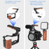 LEFTFOTO Top Handle Quick Release Handgrip with NATO Rail Kit, Wood & Metal Grip for Camera Cage Video Rig