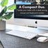 Macally USB Wired Keyboard and Mouse Combo for Mac & PC, Compact Small Keyboard for MacBook Pro/Air