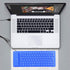 Soft Silicone Keyboard, Foldable, Portable Wired Keyboard, USB+PS2 Interface, Waterproof, 85 Keys (Blue)