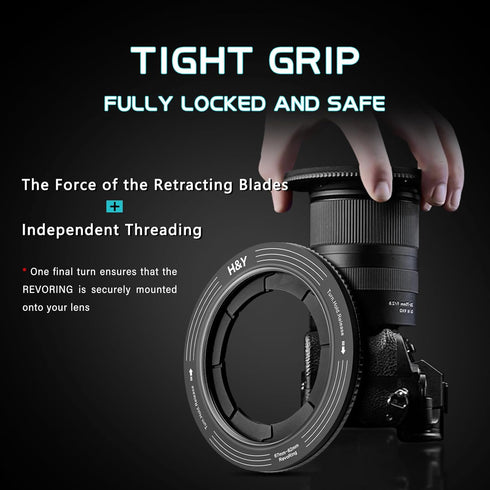 H&Y Step-Up Rings Adapter, Variable Step Up Ring Lens Filter Adapter Rings 67-82mm to 82mm