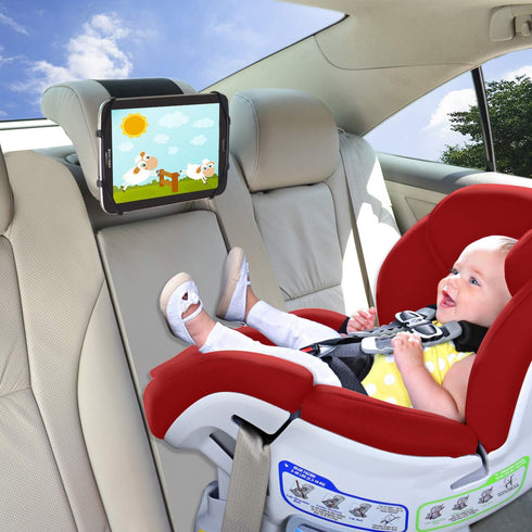 Universal Car Headrest Mount Holder by TFY, Compatible with 4.5-6 Inch Phones and 7-10.5 Inch Tablets