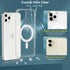 Clear Magnetic Case for iPhone 11, Mag-Safe Wireless Charging, Soft Silicone TPU Bumper Cover