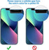 JETech Screen Protector Compatible with iPhone 13 and iPhone 13 Pro 6.1-Inch, Tempered Glass Film, 3-Pack