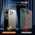 UniqueMe for 3 Pack iPhone 15 Pro/iPhone 15 Pro Max Camera Lens Protector, 9H Tempered Glass Camera Cover