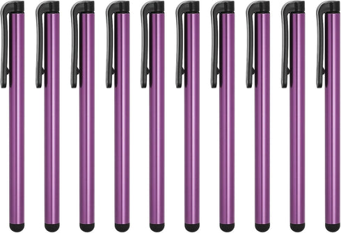 MECCANIXITY 10pcs Stylus Pens for Touch Screens, Universal Capacitive Pencil Sensitivity for Phone Tablet
