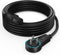 Maximm Monitor Computer Power Cord 12 Ft Flat Plug 360 Rotating PC Cable