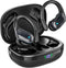 Wireless Earbuds Bluetooth Headphones with 80hrs Playback, Noise Canceling Mic with Earhooks for Sports, Black