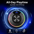 Dyurwa IPX7 Bluetooth Speaker, Shower Speaker Portable with Hook, Waterproof Bluetooth Speakers with Suction Cup