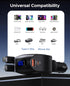 Retractable Car Charger, KOOPAO 69W 4 in 1 Fast Charging Adapter with Multi USB C Cables for iPhone 15/14/13/12/11