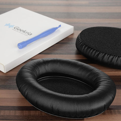 Geekria QuickFit Replacement Ear Pads for Sennheiser HD525, HD535, HD545, HD580, HD600 Headphones