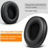 SOULWIT Replacement Earpads for Sony MDR-7506, MDR-V6, MDR-V7, MDR-CD900ST Headphones, Black Cushions with Foam
