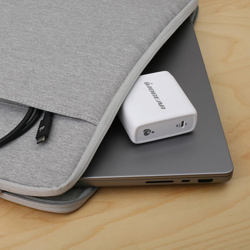 IOGEAR GearPower 100W USB-C GaN Charger, Compatible with USB4, Thunderbolt 3/4, iPhone 12, Android Smartphones