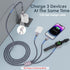 Ultra/10-2/iPhone 17-11/Samsung S25-S20,airPods,Car-4FT Travel Essentials,Multi Charging Cable for Apple Watch