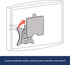 Ergotron Quick Release Bracket for Monitor and TV Screens Up to 35 lbs, Less Than 3 Inch Display Depth