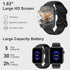 Smart Watches for Men Women, 1.83" HD Display Activity Tracker, Smartwatches for Android iOS with Bluetooth Call, IP67