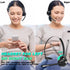 Trucker Bluetooth Headset with Microphone, Wireless Cell Phone Headphone, On Ear Design for Home Office