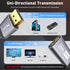UANTIN 8K 1.4 2.1 4K 120Hz/ 8K 60Hz, PS5/Xbox, DisplayPort to HDMI Adapter with Unidirectional DP to HDMI Cable