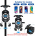 Roykaw Golf Cart Phone Mount Holder - Qi 15W Wireless & Type C 20W Fast Charging for iPhone/Galaxy/Google Pixel