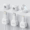 Flycoco 6 Pack Magnetic Cord Organizer, Cable Management Clips for Desk, Phone Charging Cable Storage Holder (White)