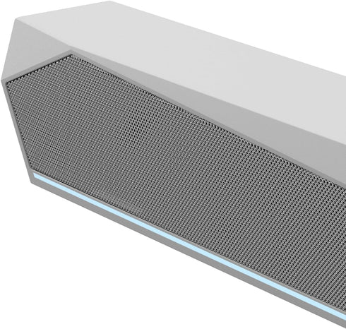 Colorful 3.5mm Gaming Soundbar,Computer SoundBar for PC,USB Speakers,RGB Touch Lights,USB-C/A Powered Input, Compact