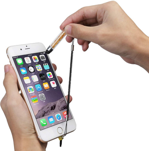 12 Pack XRONG Colors Crystal Mini Stylus, Universal Touch Screen Pen for iPhone, Samsung Galaxy, Android, iPad (12PACK)