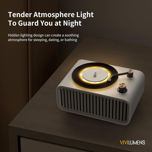 Vivilumens Bluetooth Wireless Speakers, 3 in 1 Portable Speakers with Freesia Scent, Small LED Night Light for Home