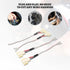 RED WOLF Door Speaker Wiring Harness Adapter for VW Volkswagen 1999-2019 Golf/Beetle/Passat, 4 PCS