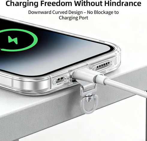 360 (3-Pack) Yojaro Rotating Stainless Steel Phone Tether Tab - Universal for iPhone & Other Phones (Fits