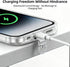 360 (3-Pack) Yojaro Rotating Stainless Steel Phone Tether Tab - Universal for iPhone & Other Phones (Fits