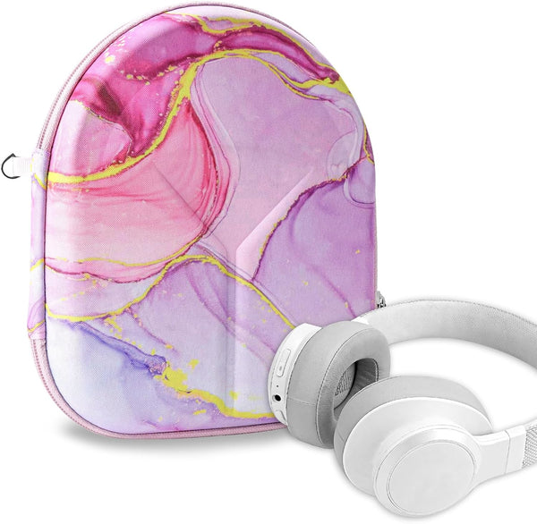 Geekria NOVA Headphones Case for Over-Ear Headphones, Hard Shell Travel Bag with Cable Storage for Soundcore, JBL, Sony