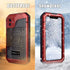 Beasyjoy Waterproof Metal Case for iPhone 11, Heavy Duty Built-in Screen Full Body Protective Shockproof Dustproof