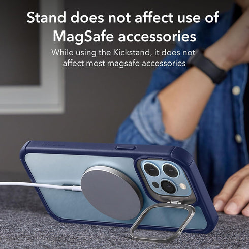 ESR Magnetic Case for iPhone 13 Pro Max, Full-Body Military-Grade Drop Proof with Built-in 9H+ Tempered Glass Screen