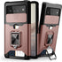 Google Pixel 6 Case (Not for 6P), with Camera Cover & Kickstand, Impact-Resistant, Rose Gold