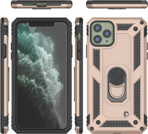 Punkcase ArmorShield Series Case for iPhone 11 Pro, Military Style Protective Dual Layer with Kickstand