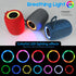 Portable Bluetooth Speaker, BT5.3 Wireless 20W Bass Speaker with Multi LED Light Modes, IPX6 Waterproof, 16H Playtime
