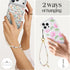 pcgaga Pearl Beaded Phone Charm, Phone Wrist Strap, Handmade Bracelet Straps, Anti-Lost Lanyard Wrist Chain for Airpods