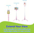 Pokanic Selfie Stick Tripod with Wireless Remote Shutter Controller, Carrying Pouch, Extendable Adjustable Stand Mount