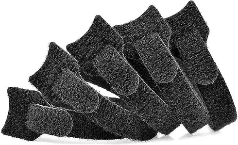 Cmple 50PCS Reusable Cable Ties, 6-inch Black, Nylon Adjustable Cord Organizer Ties