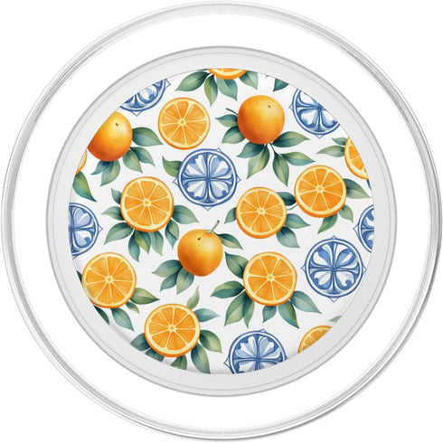Orange Fruit Lover Citrus Summer Gifts Decorations Summer Fruit Citrus Orange Tangerine Mediterranean Pattern