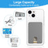 SHANSHUI 3 Pack Ultra Slim Phone Card Holder, Anti-Lost Design Stick on Wallet Compatible for iPhone and Most