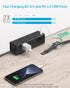 CCCEI 9 6 1.6 inch Desk Clamp Power Strip with Outlets, Desktop Edge Mount Surge Protector with USB-A and USB-C Ports