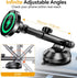 iPhone MagSafe Car Mount Charger, Wireless Charger Mount with Magnets & Suction Cup for iPhone 15 Pro Max 14 13 12
