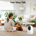 INFIYA 2K K7 1Pack (2.4GHz Baby Camera-WiFi Home Security Cameras Indoor via One-Tap Call with Elderly/Baby/Nanny