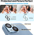 Power Theory Designed for iPhone 14 Screen Protector, with Lens Protectors and Clear Case Compatible with MagSafe