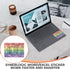 Synerlogic Word/Excel Windows Shortcut Sticker | Reference Guide Keyboard Shortcut Sticker | Work from Home Essentials | Excel Shortcuts Cheat Sheet Laminated No-Residue Vinyl (Rainbow/Small, 2pcs) by Synerlogic