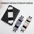 6-8" MoKo Soft Hand Strap for Universal eReaders & Tablets, Black High-Elasticity Versatile Hand Strap Lightweight