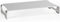 VIVO 16 inch Wide Silver Aluminum Monitor Riser - Ergonomic Desktop Stand, Modern Tabletop Organizer STAND-V000H