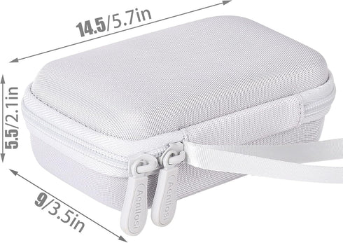 Aenllosi Hard Carrying Case for UCOMX Nano 3 in 1 Wireless Charger (White, Case Only)